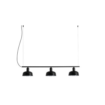 Faro Tatawin - lampe suspendue 3L - 8,1 x 100 x 210 cm - noir