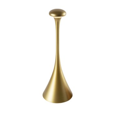 VK lighting Trumpet - lampe de table rechargeable - Ø 9,9 x 29,2 cm - LED dimmable 2,2 W incluse - IP54 - or