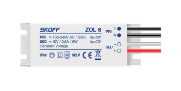 Driver LED Skoff - 10Vdc/230V - 6W