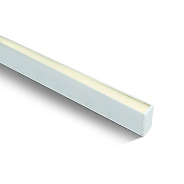 ONE Light LED Profils linéaires Medium - 7 x 3,5 cm - 150 cm de longueur - 50W LED inclus - blanc - couleur de lumière blanc chaud