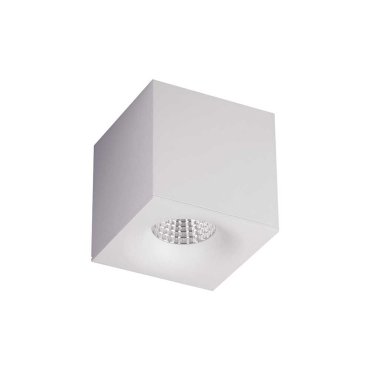 Artdelight Brick - plafonnier - 10 x 10 x 10 cm - 11W LED dimmable inclus - blanc