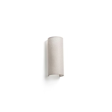 Faro Otton long &amp; round - applique murale - 12,5 x 14,8 x 37 cm - jute clair