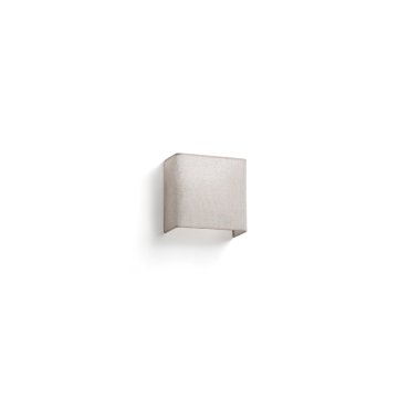 Faro Otton square - applique murale - 10,8 x 20 x 20,5 cm - jute clair