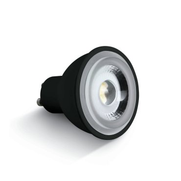 ONE Light 60° COB LED - Ø 5 x 5,5 cm - GU10 - 6W non-dimmersible - 3000K - noir