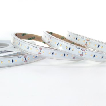VK Lighting Bande LED - largeur 1,3cm, longueur 500cm - 24Vdc - dimmable - 12W LED par mètre - 120 LED par mètre - IP66 - 2700K