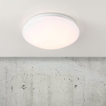 Nordlux Mani - plafonnier - Ø 25,5 x 9,5 cm - 12W LED inclus - blanc