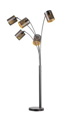 ETH Laser - lampadaire - Ø 15 x 200 cm - noir
