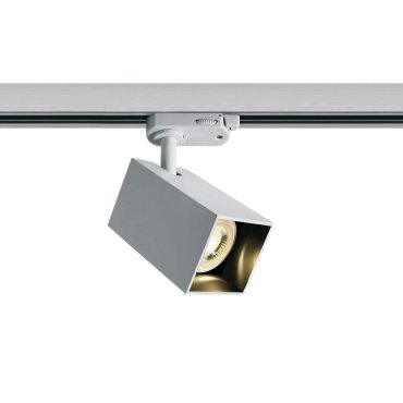 ONE Light Dark Light GU10 Track Spots - spot pour rail - système de rail triphasé - 6 x 6 x 11 cm - blanc