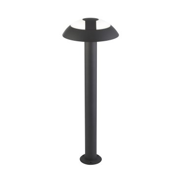 Searchlight Mushroom - lampe de jardin - Ø 17 x 73 cm - 15W LED inclus - IP44 - gris foncé