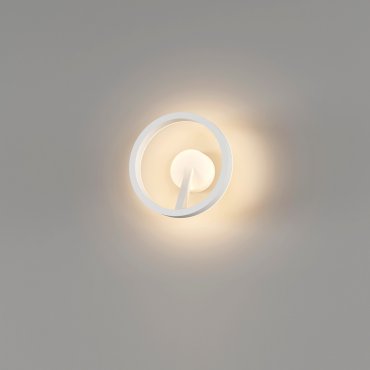 Artdelight Oregon - applique murale - Ø 22 x 10 cm - 12W dimmable led inclus - blanc