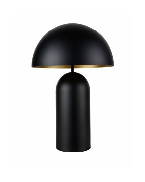 Artdelight Best - lampe à poser - Ø 25 x 34,5 cm - noir/doré