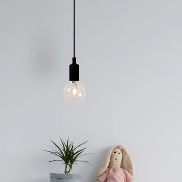 Lucide Fix - lampe suspendue - Ø 10 x 110 cm - noir