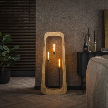 Vico Bray - lampadaire - 120 cm - brun