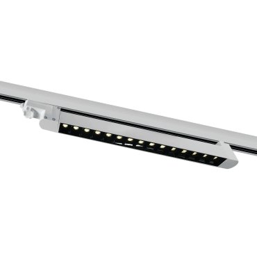 ONE Light Rail linéaire LED orientable - spot sur rail - système de rail triphasé - 48 x 3,3 x 4,5 cm - 15 x 1W LED inclus - blanc