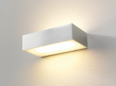 Artdelight Eindhoven150 - applique murale - 18,2 x 10 x 5 cm - 2 x 8W LED dimmable inclus - IP54 - aluminium