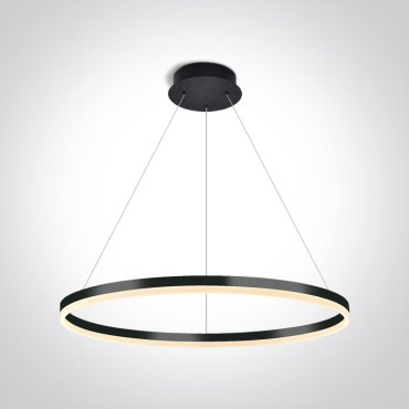 ONE Light Rings - lampe suspendue - Ø 80 x 150 cm - 60W LED inclus - noir