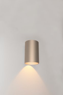 Artdelight Brody - applique murale - Ø 7,2 x 11 cm - 4W LED inclus - IP54 - champagne
