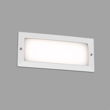 Faro Stripe - applique encastrée - 23,3 x 7,7 x 10 cm - 5W LED inclus - IP54 - blanc givré