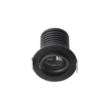 Nova Luce Tif - spot à encastrer - Ø 60 mm, Ø 52 mm à encastrer - 2W LED inclus - noir sable