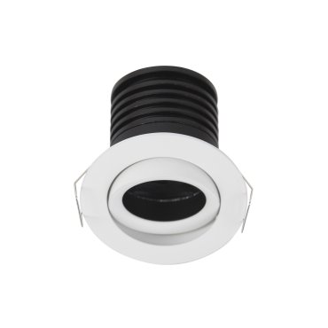 Nova Luce Tif - spot à encastrer - Ø 60 mm, Ø 52 mm à encastrer - 2W LED inclus - blanc sable