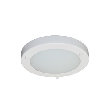 Artdelight Yuca - plafonnier de salle de bain - Ø 18 x 5 cm - 10W LED inclus - IP44 - blanc