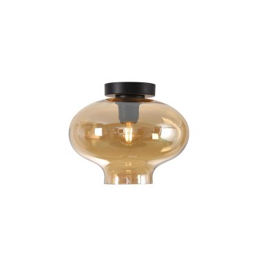 Artdelight Toronto - plafonnier - Ø 26,5 x 18,5 cm - ambre
