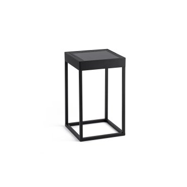 Faro Kasp - lampe solaire portable - 18,4 x 18,4 x 50 cm - 2W LED inclus - IP65 - noir mat