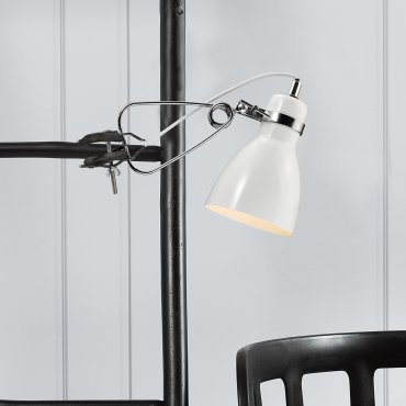 Nordlux Cyclone 11 - lampe à pince - 27 cm - blanc