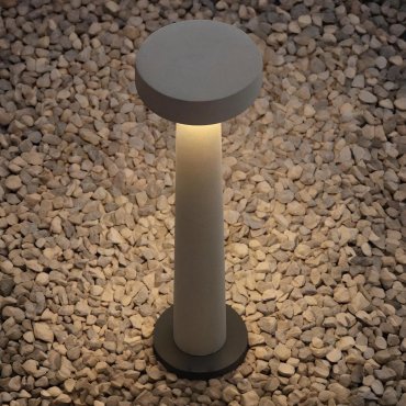 Nova Luce Cram - lampe de jardin - Ø 11,5 x 50 cm - 5W LED inclus - IP65 - sablé