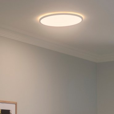 Nordlux Oja - plafonnier - Ø 42,4 x 2,3 cm - 19W LED inclus (3000K/4000K) - blanc