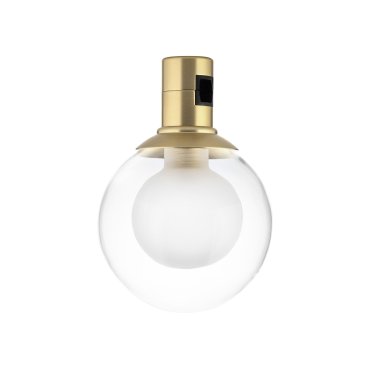 Nova Luce Minimal - point lumineux système de rail magnétique - Ø 10 x 14 cm - 5W LED inclus - laiton satiné