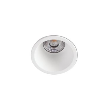 Faro Fox - spot encastré - Ø 50 mm, Ø 40 mm encastré - 7W LED dimmable inclus - blanc mat