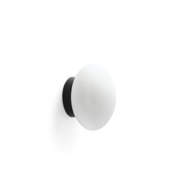 Faro Nubo 150 - applique murale - Ø 15 x 10,1 cm - 9,7W LED inclus - IP44 - noire mat et blanche