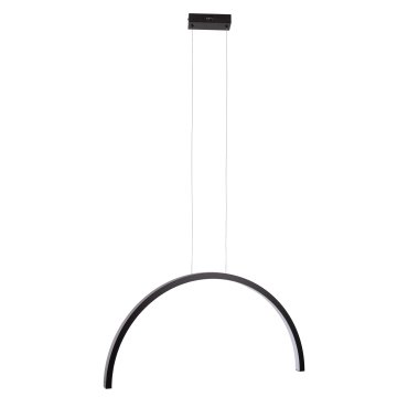 Maxlight Trio Arc - lampe suspendue - 80 x 180 cm - 21W LED inclus - noir