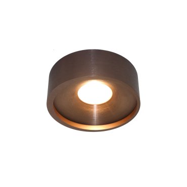 Artdelight Orlando - plafonnier - Ø 14 x 5 cm - 10W LED dimmable inclus - bronze