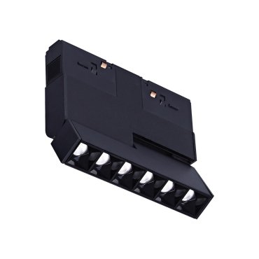 VK Lighting Kona - système de rail magnétique - barre de rail inclinable - 11,2 x 2 x 9,6 cm - 9W LED dimmable inclus - noir