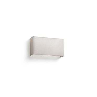 Faro Otton vertical - applique - 10,5 x 20 x 37,5 cm - jute clair