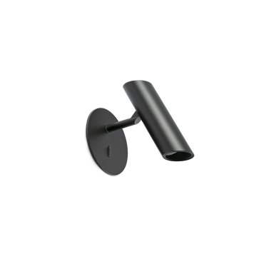 Faro Leo - applique murale avec interrupteur - Ø 10 x 16 cm - 3,5W LED inclus - noir mat