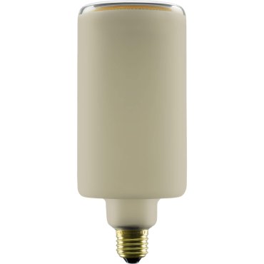 Segula Ampoule LED - Cylindre flottant - Ø 9 x 21 cm - E27 - 4,5W dimmable - 1900K - smokey frost