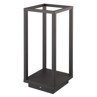 VK Lighting Vathro - lampe de jardin - 14 x 14 x 50 cm - 7W LED inclus - IP54 - anthracite