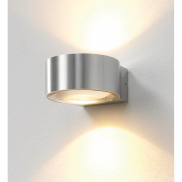 Artdelight Hudson - applique murale - 10,5 x 11,8 x 6,5 cm - 2 x 4W LED dimmable inclus - IP54 - aluminium
