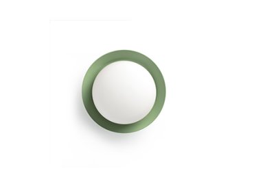 Faro May - plafonnier - Ø 12 x 8 cm - 4W LED inclus - IP44 - vert