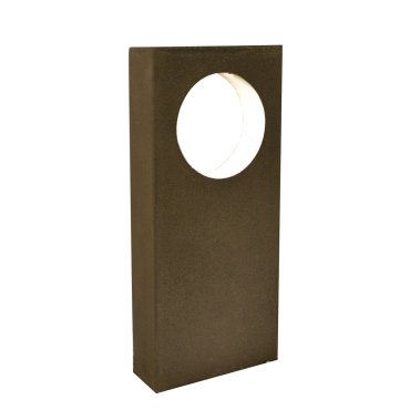 VK Lighting Logia - lampe de jardin - 40 x 20 x 79 cm - 6,5W LED inclus - IP65 - gris
