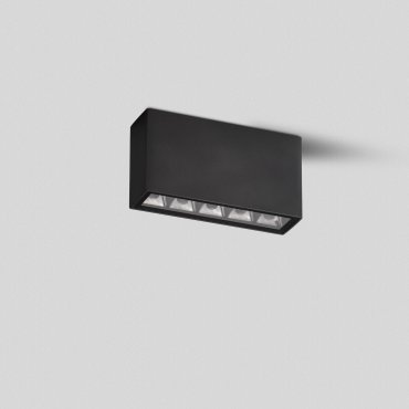 Nova Luce Jax - plafonnier extérieur - 14,2 x 7,5 x 4 cm - 7W LED inclus - IP65 - anthracite foncé