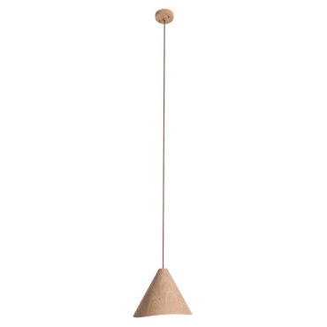 Maxlight Sakura - lampe suspendue - Ø 33,5 x 180 cm - brun clair