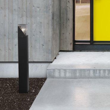 Nova Luce Selena - lampe de jardin - 8,5 x 65 x 8,5 cm - IP65 - anthracite foncé
