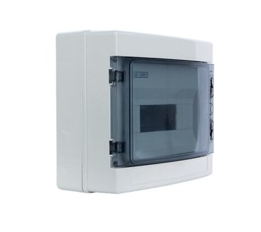 Boîte à fusibles Elmark pour 18 modules - 41 x 28,5 x 14 cm - IP65 - blanc