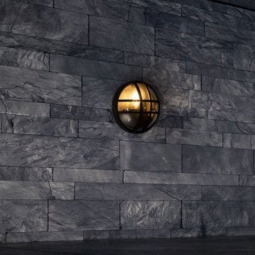Nova Luce Amel - applique murale extérieure - Ø 17,5 x 10 cm - IP65 - anthracite foncé