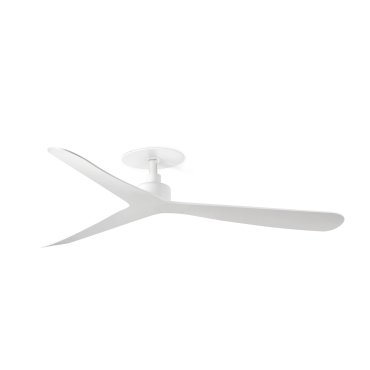 Faro Rocker M - ventilateur de plafond avec rosace encastrée - Ø 132 cm - blanc mat