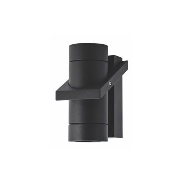 Artdelight Single - applique murale - 8,3 x 11,7 x 16,2 cm - IP54 - noir